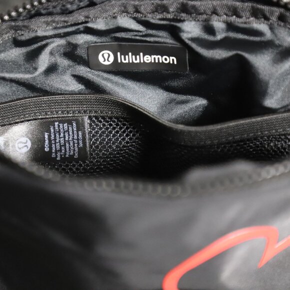 Disney x Lululemon Everywhere Belt Bag Black Mickey Mouse 1L Fanny Pack NW - Picture 5 of 11